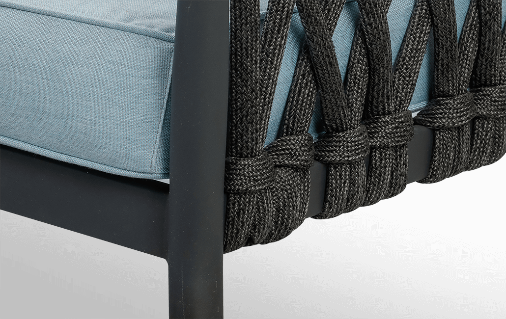 אקווה ספה מהודרת ג'ינס - תכלת