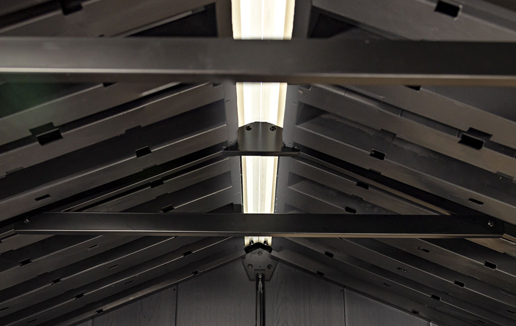 Signature Apex Shed 7x7.5ft - Ashwood Brown