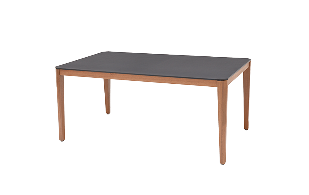 שולחן פינת אוכל שוהם בשילוב עץ - שחור