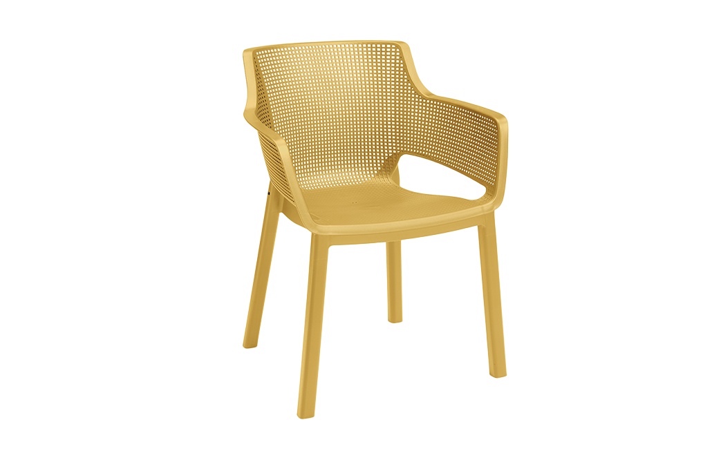 סט אליסה בלקוני - צהוב-חרדל