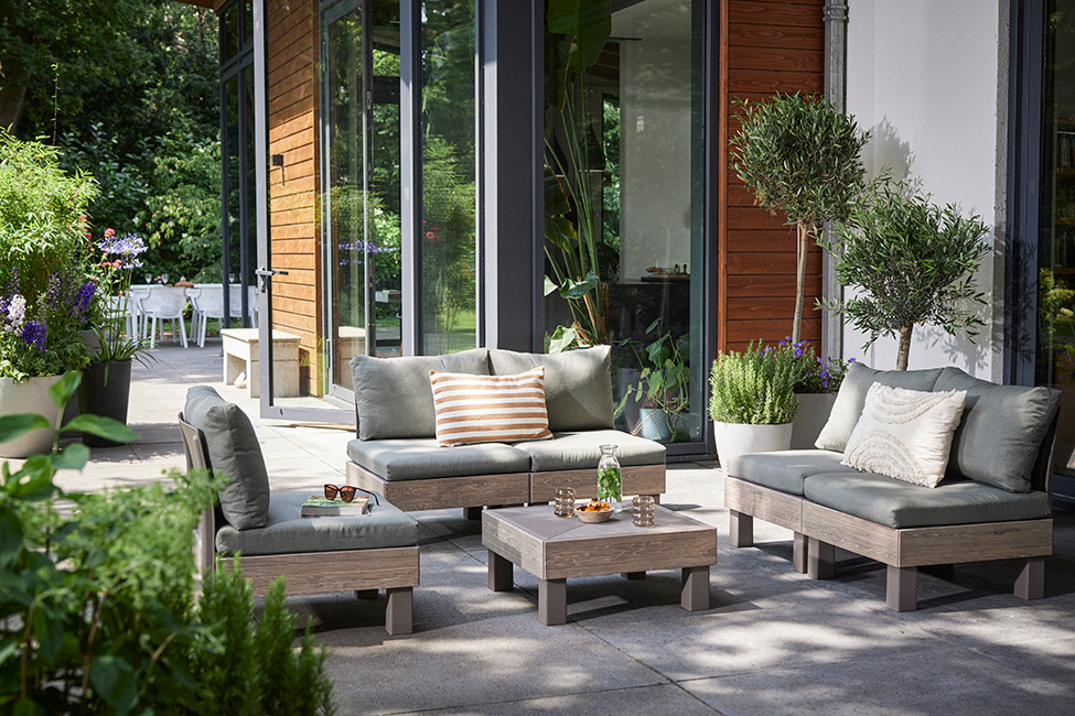 Keter Elements 5-zits Loungeset - Cappuccino