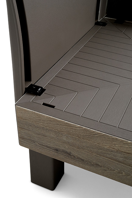 Keter Elements 4-zits Loungeset +2 tafels - Cappuccino