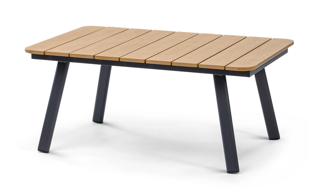 מערכת ישיבה פיג'י- אלומיניום בשילוב חבל - אפור בהיר