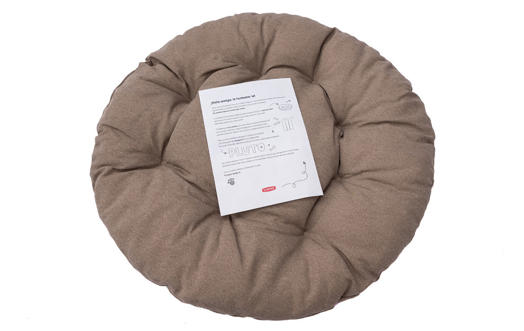 Caseta de perro exterior para jardín Premium - 95x99x99 cm - Marrón