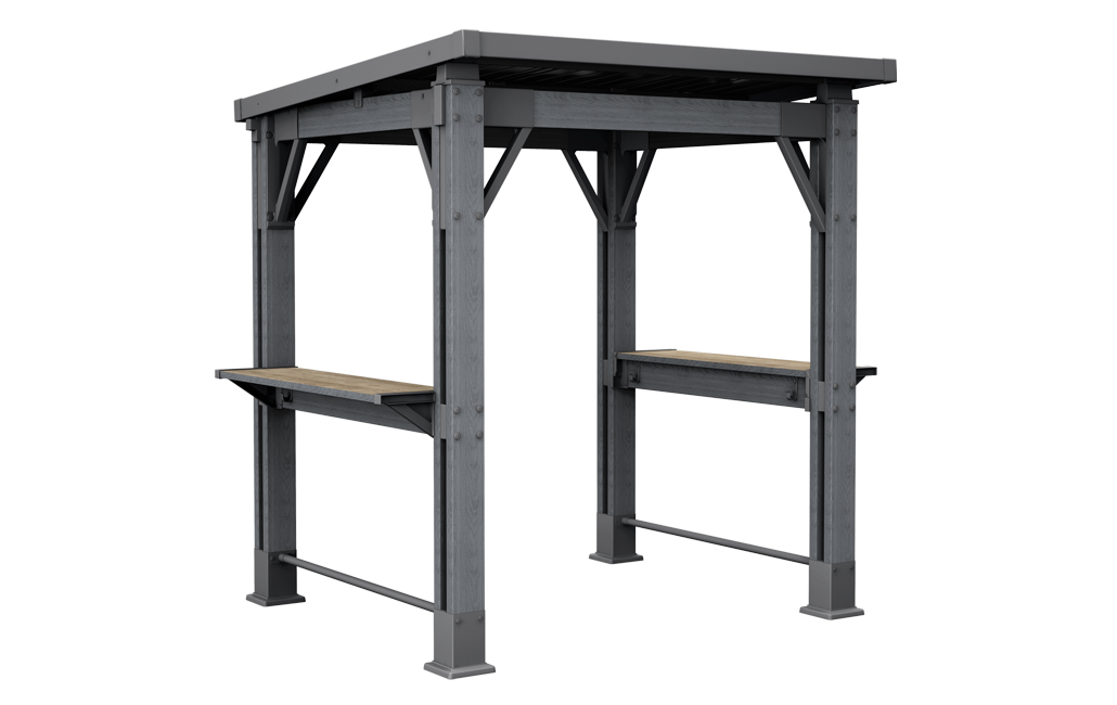 Signature Grill Gazebo - Ashwood Brown