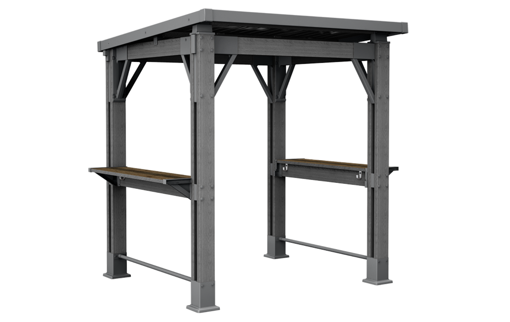 Signature Gril Gazebo - 248x200x238 cm - Walnuss
