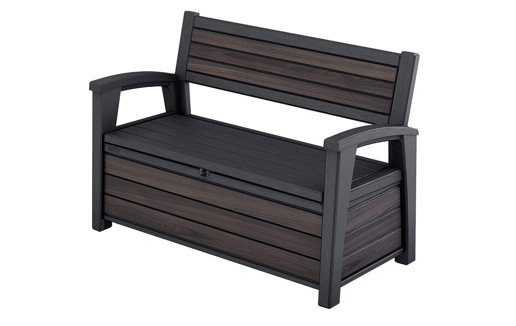 Banco-arcón de exterior Signature 133x61x89 y 227L - Rosewood