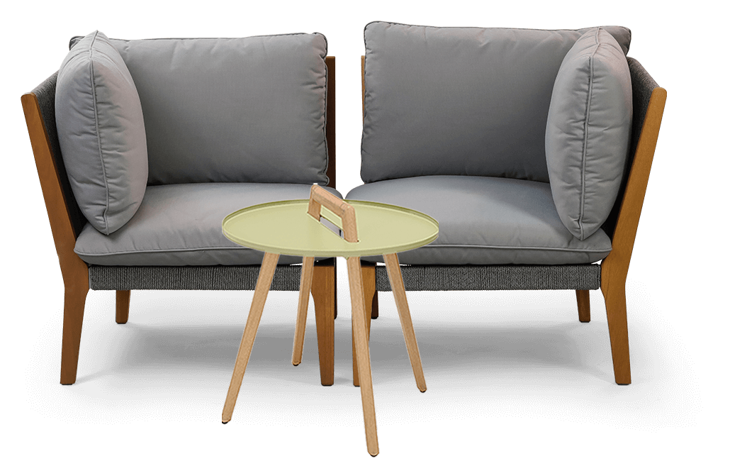 שולחן קפה אופל - ירוק