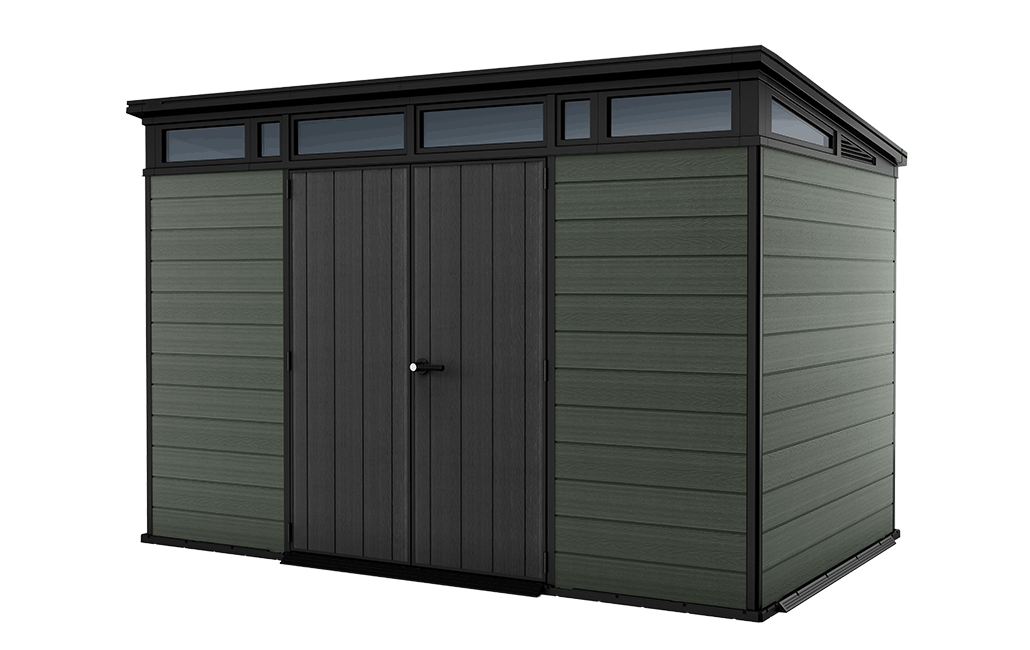 Cortina 11x7 Storage Shed - Green