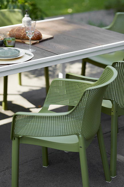 Pack de 4 sillas de exterior Elisa - 