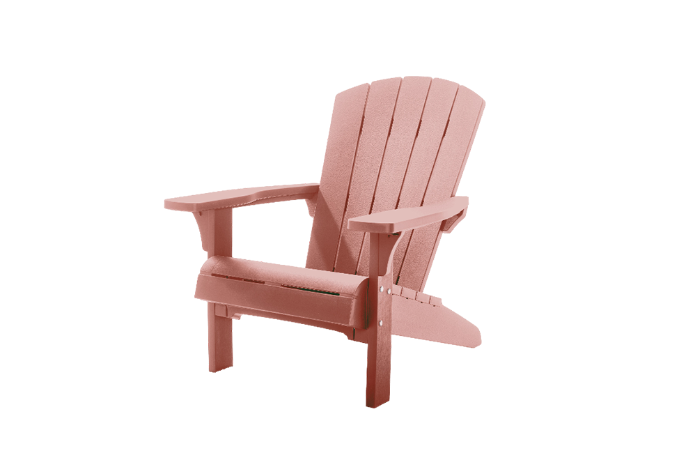 Troy Adirondack Tuinstoel - set van 2 - 81x80x96,5cm - Terracotta