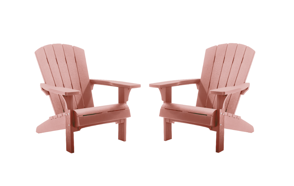 Troy Adirondack Tuinstoel - set van 2 - 81x80x96,5cm - Terracotta
