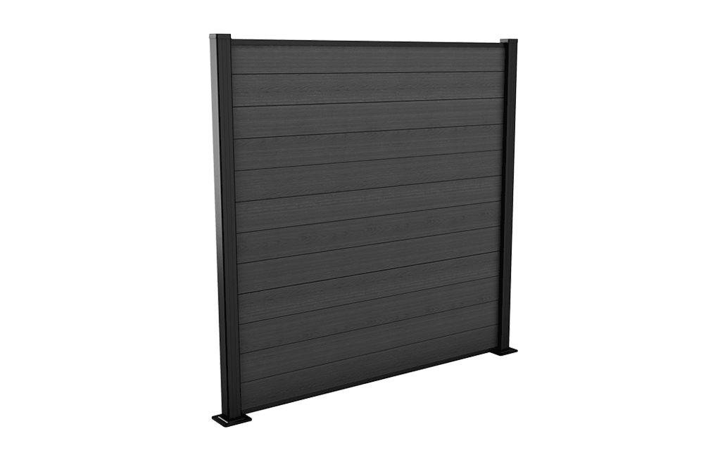Fence Kit with 180cm Post - Grey - Fences