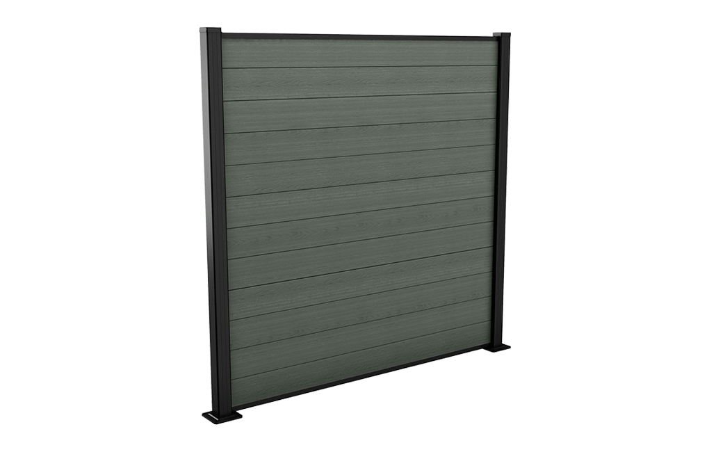 Fence Kit with 180cm Post - Green - Fences