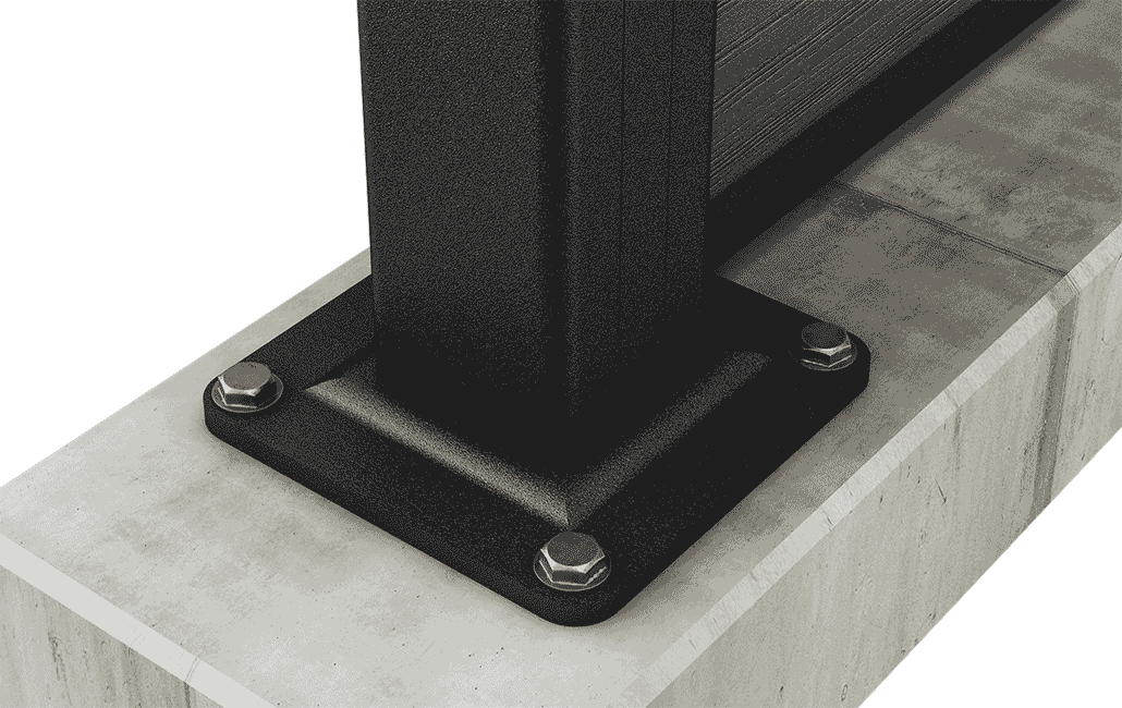 Fence Kit with 180cm Post - Green