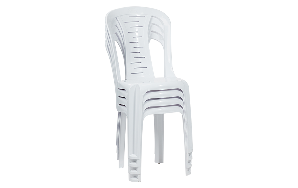 4 כיסאות הראל - לבן