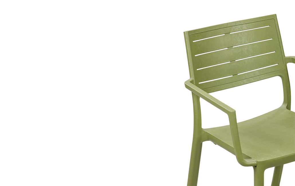 6 כיסאות מטליין - ירוק זית