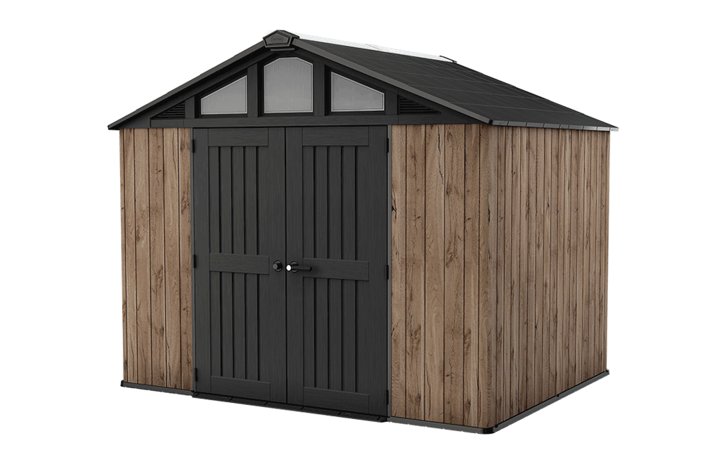 Abri de jardin Stronghold 108 - 7,7m2 - Marron aspect Douglas - Abri de jardin
