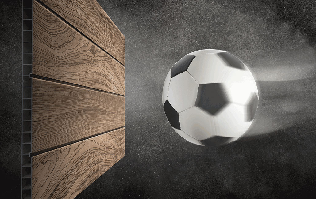 מחסן גינה סאמיט 10x8 - דמוי עץ בגווני חום