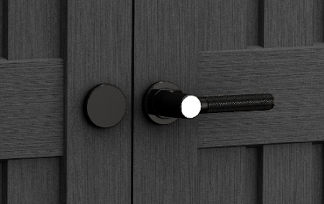 מחסן גינה סאמיט 10x8 - דמוי עץ בגווני חום