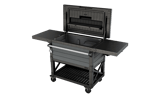 Patio Cooler & Beverage Cart - Grey