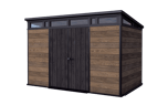 Signature 11x7 Storage Shed - Walnut