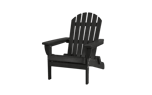 Premium Willoughby Folding Adirondack Chair - Black