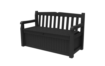 Keter Eden 265L Storage Bench Dark Grey Keter UK