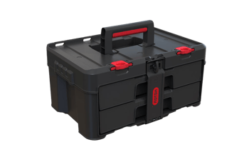 Boîte à outils à 2 tiroirs Stack & Roll - Noir - Rangement d’outils