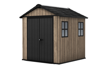 Signature Apex Shed 7.5x7ft - Ashwood Brown  - Medium Sheds