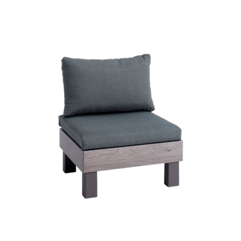 Sillón individual de exterior de 1 plaza Elements - Marrón  - Muebles de Exterior