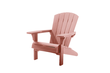 Troy Adirondack Tuinstoel - 81x80x96,5cm - Terracotta - Adirondack Stoelen