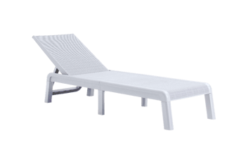 Tumbona de jardín Mallorca - Blanco - Muebles de Exterior