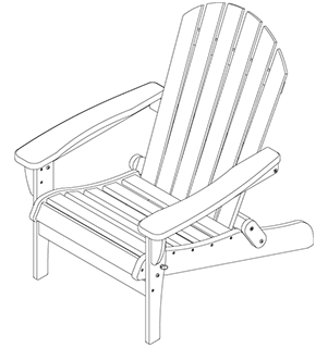 Brown Premium Willoughby Folding Adirondack Chair - Keter US