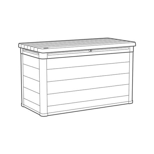 Cortina Graphite 200 Gallon Storage Deck Box – Keter US