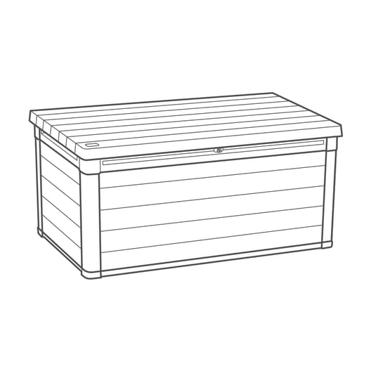 Signature 570L Storage Box - Ashwood Brown 