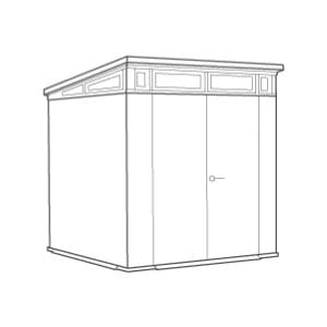 Signature 77 Tuinhuis - 214x218x226 cm - Rosewood