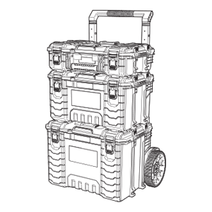 Système modulable 3-en-1 ROC Pro - Noir
