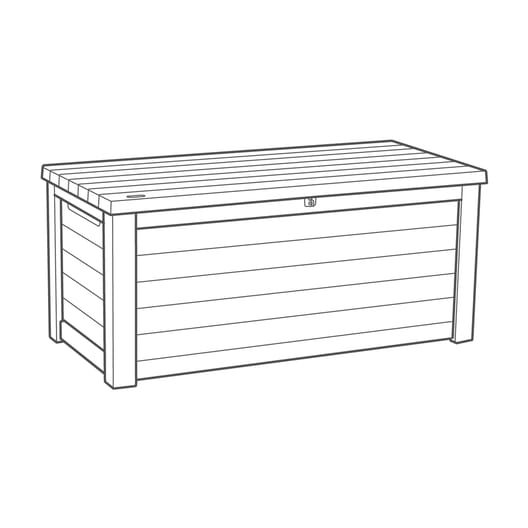 Northwood Opbergbox - 630L - Antraciet