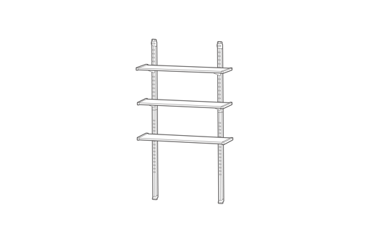 Shelving Kit 100 - Graphite