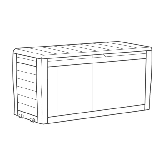 Marvel Graphite 71 Gallon Storage Deck Box - Keter US