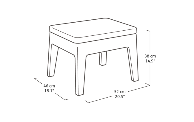 Santiago 4 Seater Dining Set - Grey