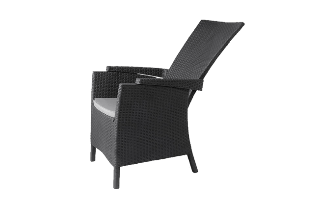 Vermont Gartensessel - 64x68x107cm - Grau