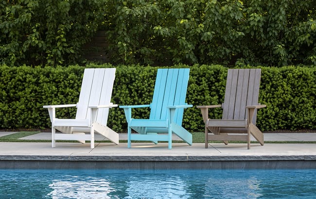 Premium Montauk Adirondack Tuinstoel - Wit