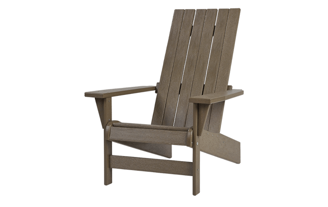 Premium Montauk Brown Outdoor Adirondack Chair - Keter