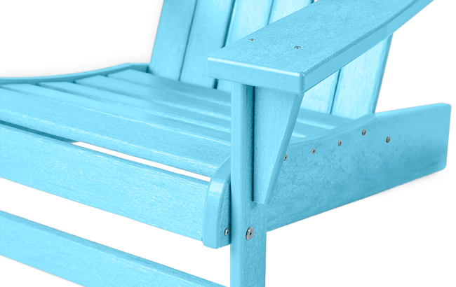 Premium Montauk Teal Outdoor Adirondack Chair - Keter