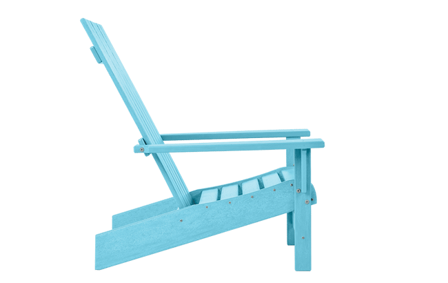 Premium Montauk Teal Outdoor Adirondack Chair - Keter