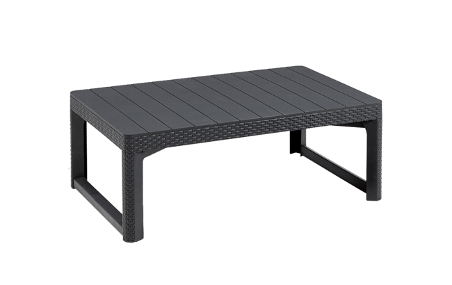 Lyon Verstelbare Tuintafel -116x71,5x40/66cm - Antraciet