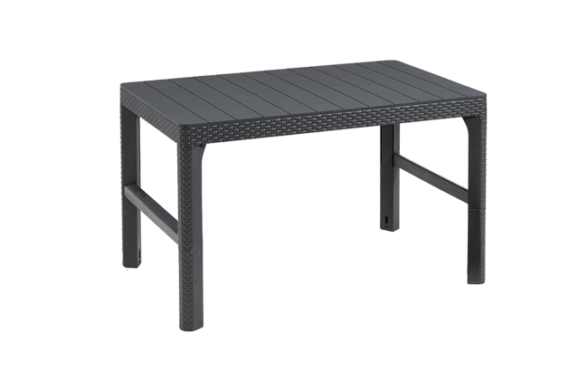 Lyon Verstelbare Tuintafel -116x71,5x40/66cm - Antraciet