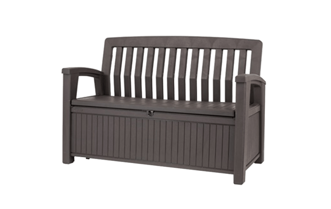 Brown Patio 60 Gallon Outdoor Storage Bench - Keter